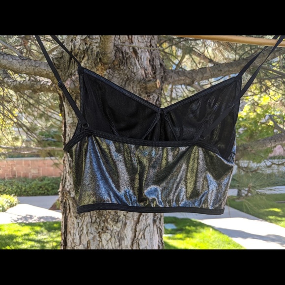 American Apparel Disco Cropped Bralette - Picture 2 of 2